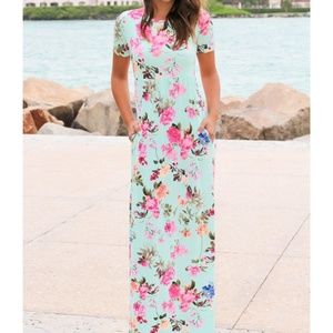 Floral maxi dress